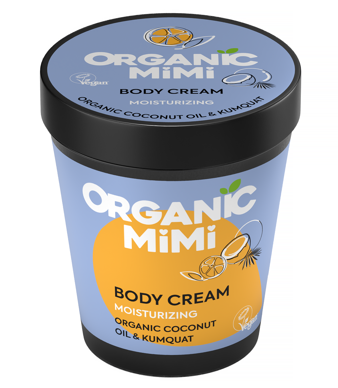 Organic Mimi, Body Cream Moisturizing Coconut & Kumquat, 200 ml