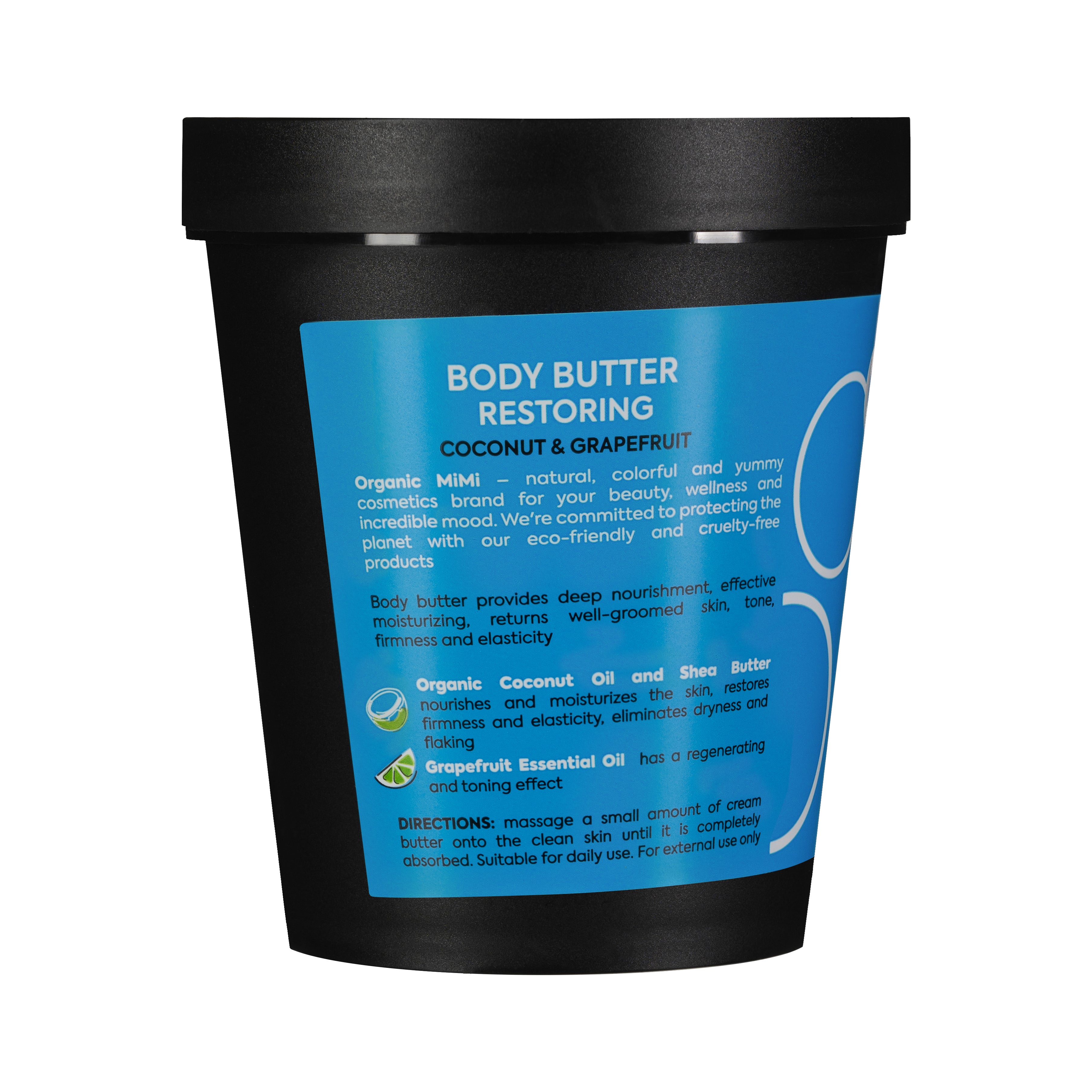 Organic Mimi, Body Butter Restoring Coconut & Grapefruit, 200 ml