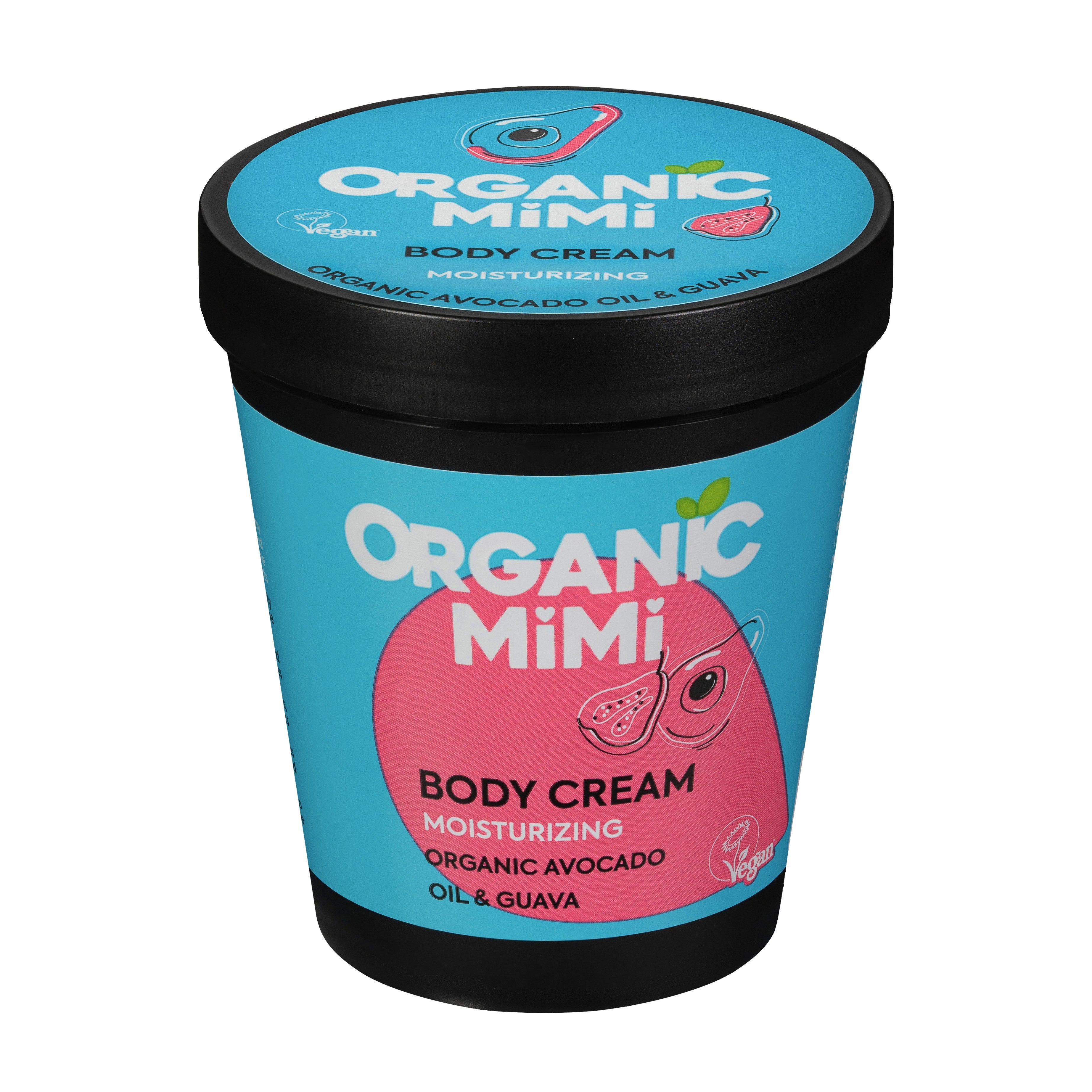 Organic Mimi, Body Cream Moisturizing Avocado & Guava, 200 ml