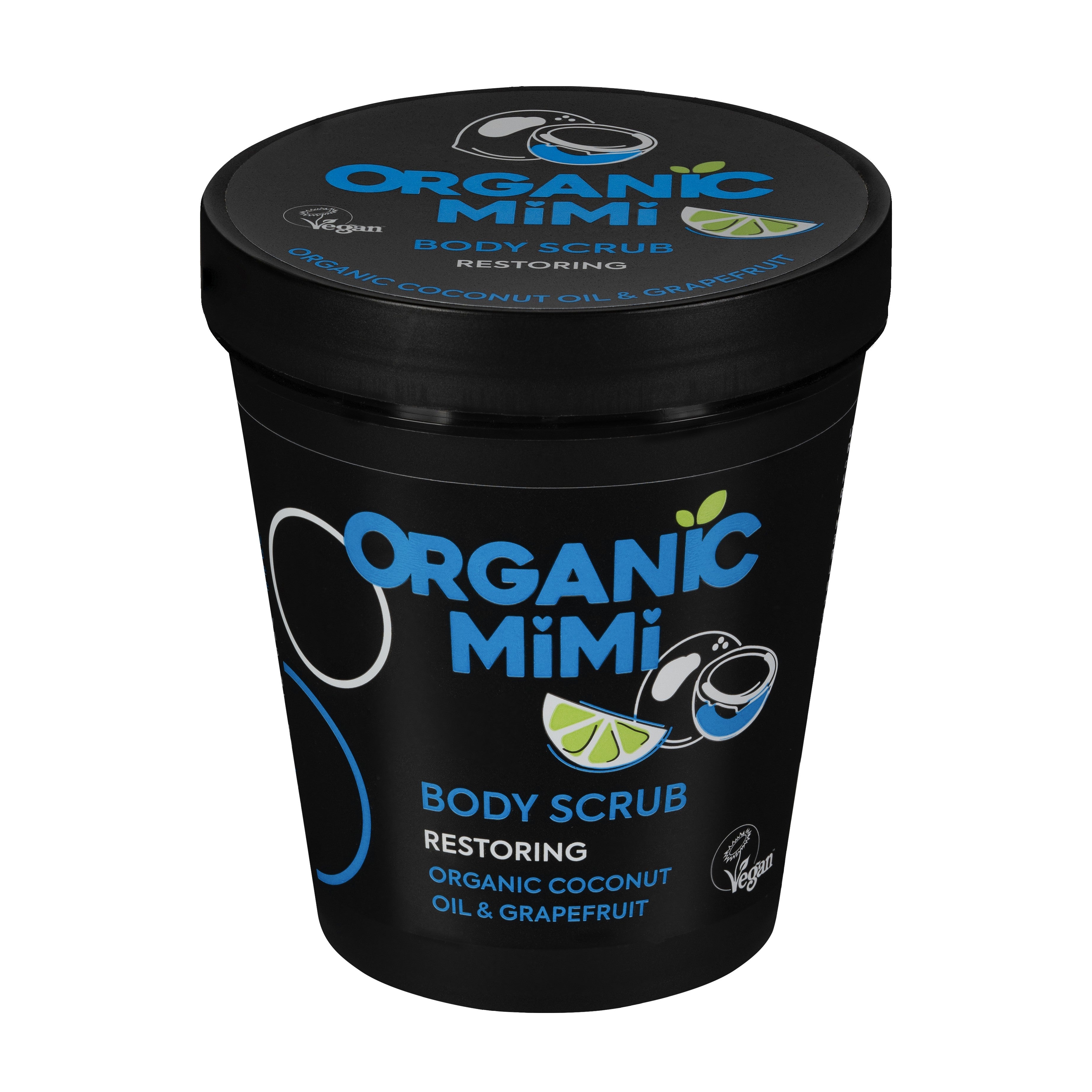 Organic Mimi, Body Scrub Restoring Cocount & Grapefruit, 250 g