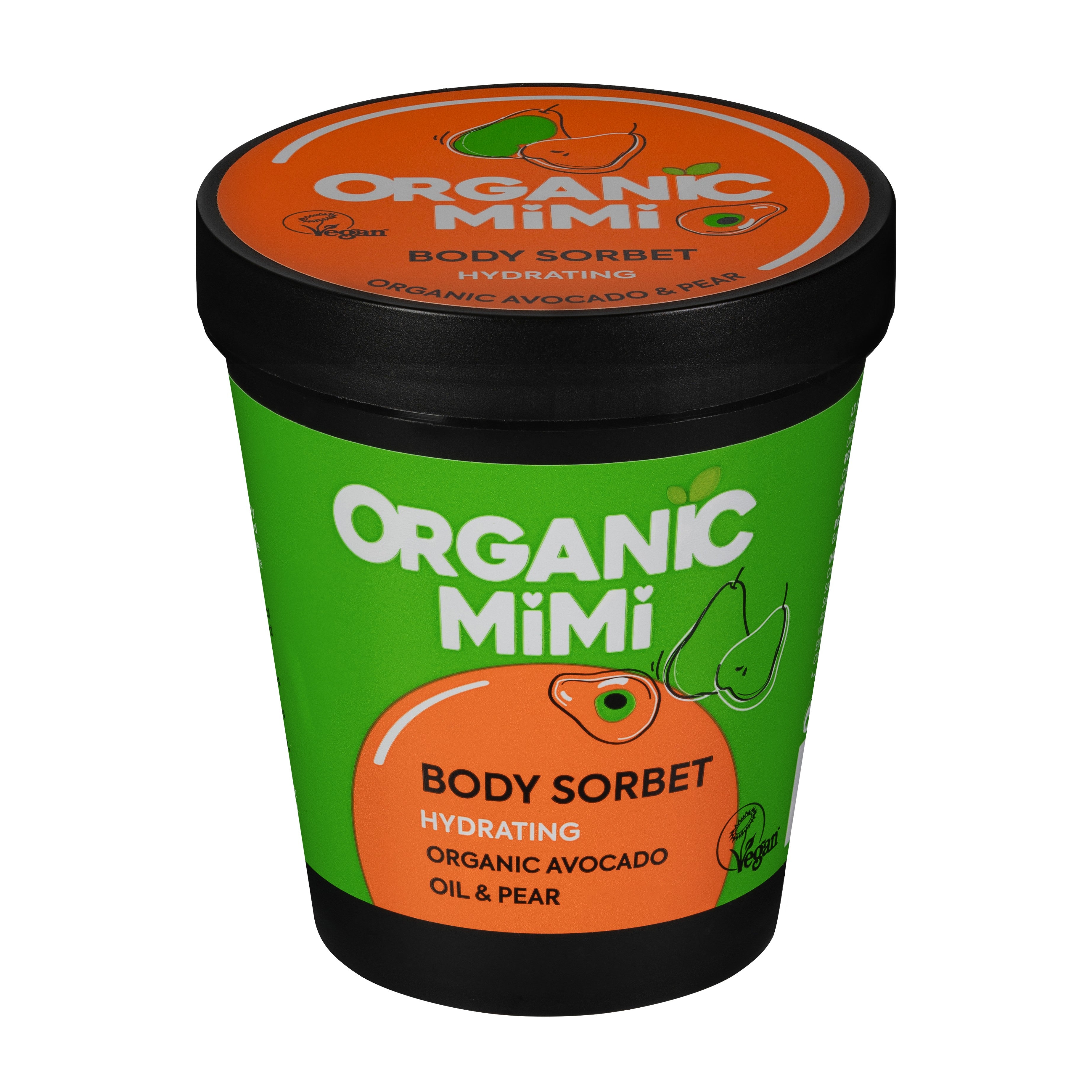 Organic Mimi, Body Sorbet Hydrating Avocado & Pear, 200 ml